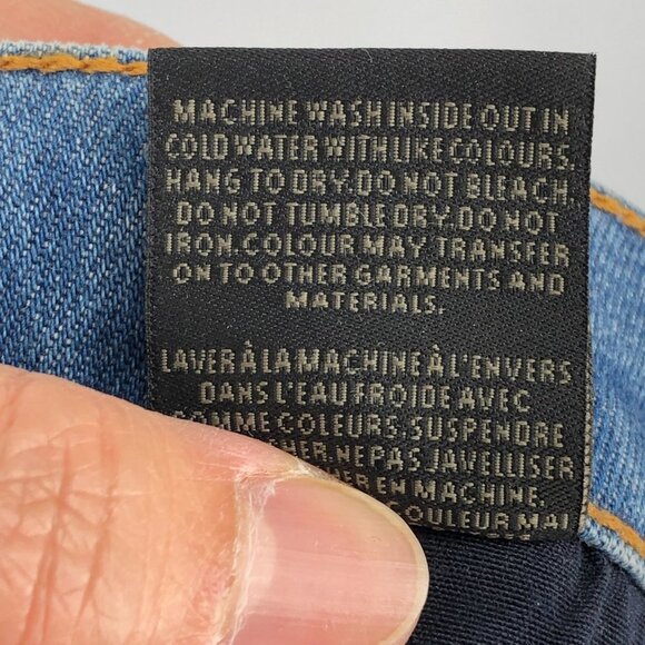 Tailor Made Med-Light Wash High  Rise Lightly Distressed Skinny Barcelona Jeans - Picture 12 of 16